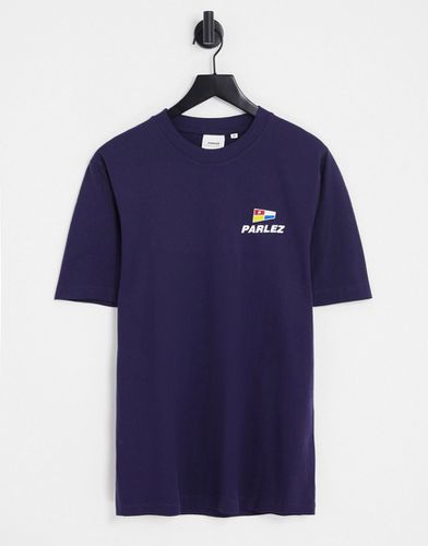Tradewinds - T-shirt imprimé au dos - Bleu marine - Parlez - Modalova