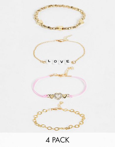 Lot de 4 bracelets à perles - Pieces - Modalova