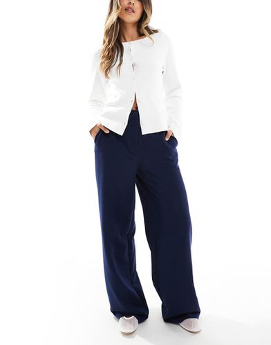 Pantalon dad large avec passants de ceinture - Pieces - Modalova