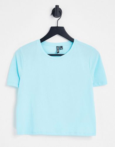 T-shirt crop top - Turquoise - Pieces - Modalova