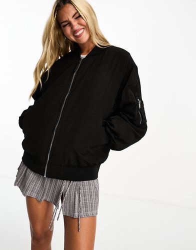 Pimkie - Bomber oversize - Noir - Pimkie - Modalova