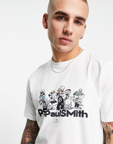 T-shirt à motif personnages - PS Paul Smith - Modalova