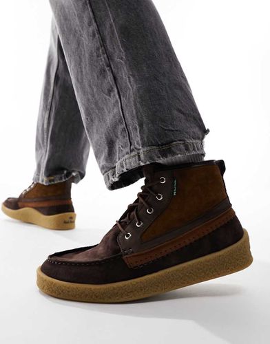 Coffmann - Bottines casual en daim avec coutures - Marron - Ps Paul Smith - Modalova