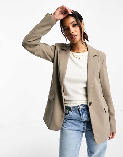 Blazer oversize - taupe - Pull & bear - Modalova