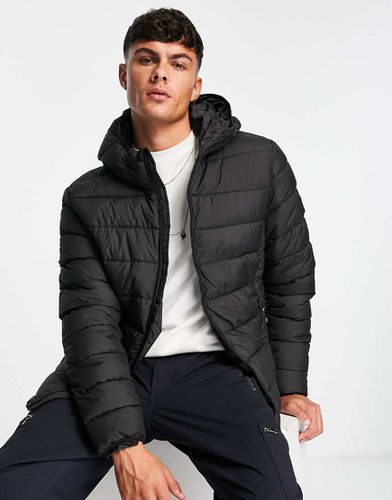 Doudoune noir discount pull and bear