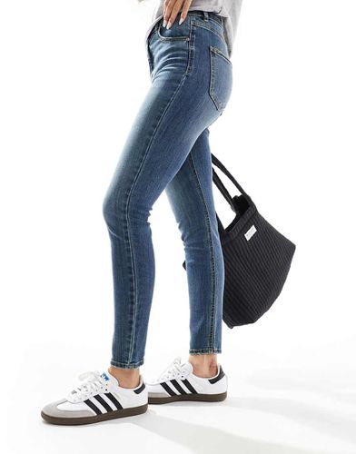 Jean skinny taille haute - Bleu - Pull & bear - Modalova