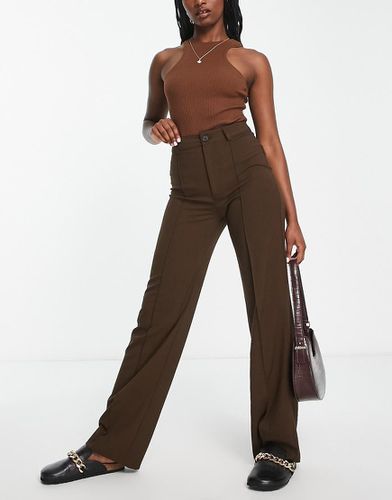 Pantalon droit ajusté à taille haute - Pull & bear - Modalova