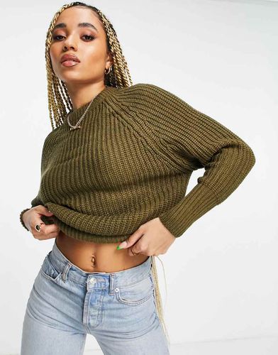 Pull ras de cou - Olive foncé - Qed London - Modalova