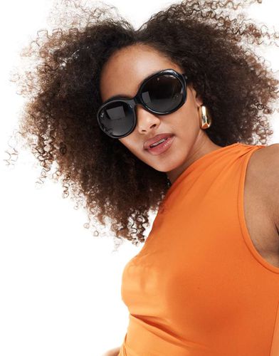 Ray-Ban - Lunettes de soleil rondes oversize - Rayban - Modalova