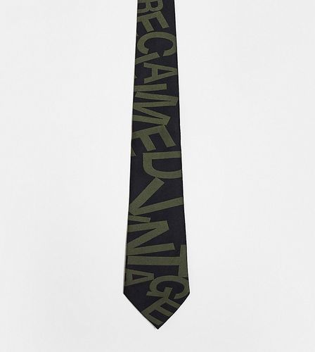 Cravate unisexe griffée - Reclaimed Vintage - Modalova
