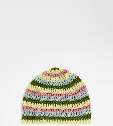 Bonnet rond crocheté unisexe - Reclaimed Vintage - Modalova