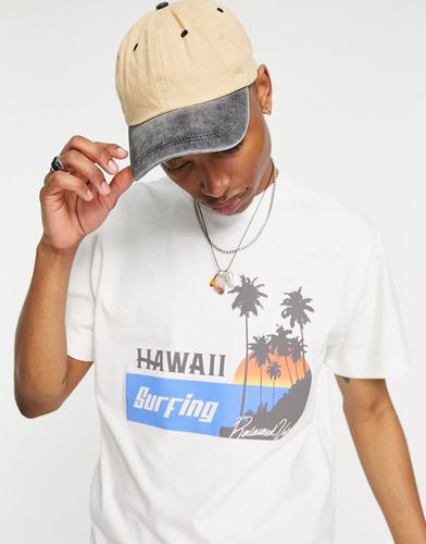 Inspired - T-shirt à imprimé surf Hawaii - Reclaimed Vintage - Modalova