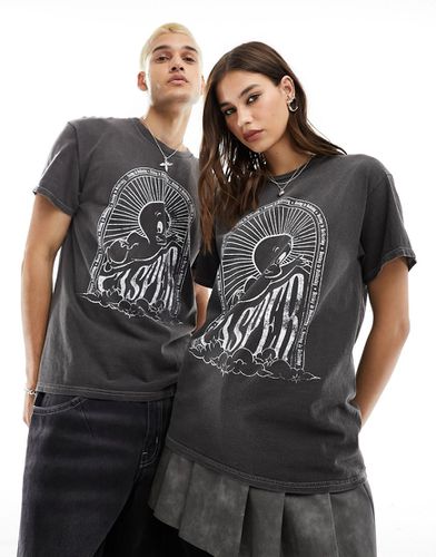 T-shirt unisexe avec imprimé Casper sous licence - Anthracite délavé - Reclaimed Vintage - Modalova