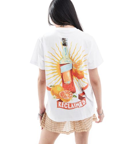T-shirt oversize unisexe avec motif boisson - Reclaimed Vintage - Modalova