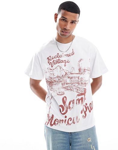 T-shirt oversize à imprimé Santa Monica - Reclaimed Vintage - Modalova