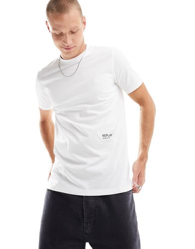 Replay - T-shirt à logo - Blanc - Replay - Modalova