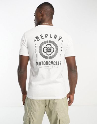 Replay - T-shirt à logo - Blanc - Replay - Modalova