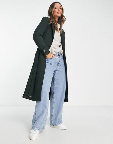 Manteau croisé - Kaki foncé - River Island - Modalova