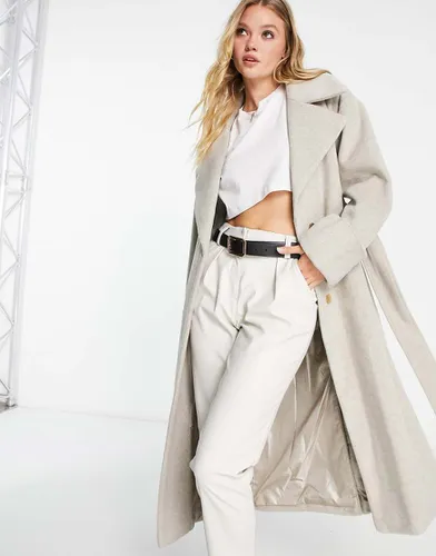 Manteau à ceinture - Beige - River Island - Modalova