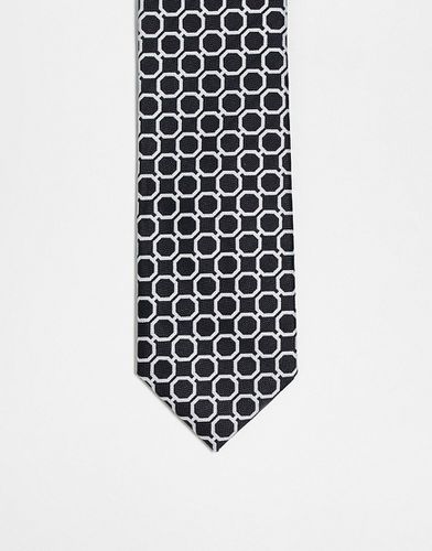 Cravate à imprimé géométrique - River Island - Modalova