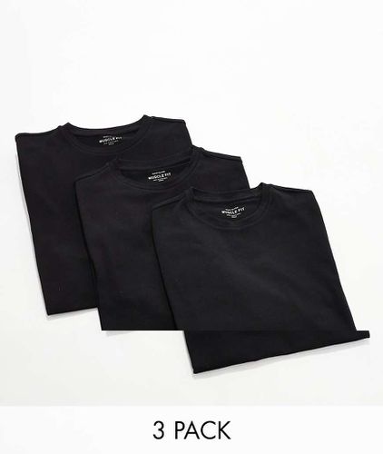 Lot de 3 t-shirts moulants - River Island - Modalova