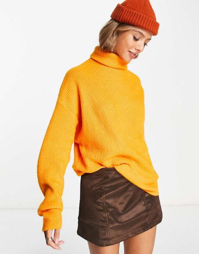 Pull Col Roul Orange pour Femme Modalova