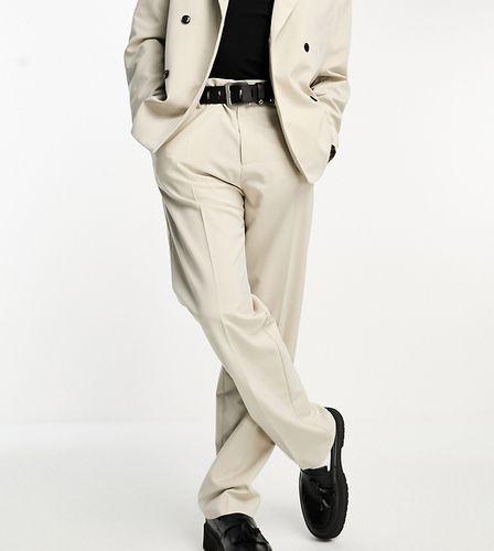 Lewis - Pantalon de costume d'ensemble coupe classique - clair - Exclusivité ASOS - Weekday - Modalova