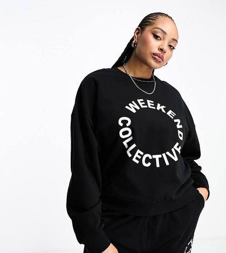 Weekend Collective Curve - Sweat d'ensemble oversize à logo - Asos Weekend Collective - Modalova