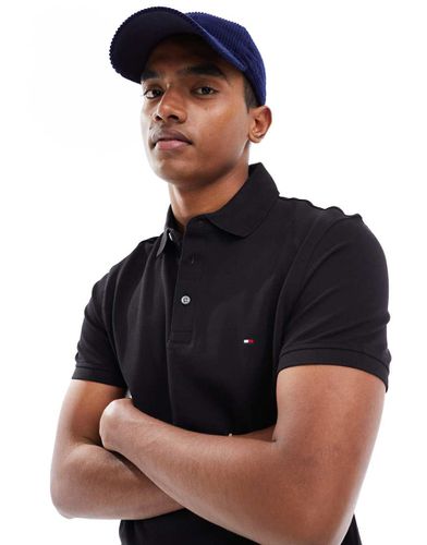 Polo coupe classique en piqué avec logo emblématique - Noir - Tommy Hilfiger - Modalova