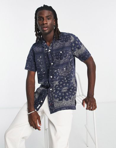 Chemise coupe classique à manches courtes avec motif bandana effet patchwork - Tommy Hilfiger - Modalova