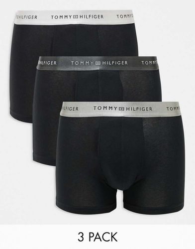 Signature Essential - Lot de 3 boxers avec taille métallisée - Tommy Hilfiger - Modalova