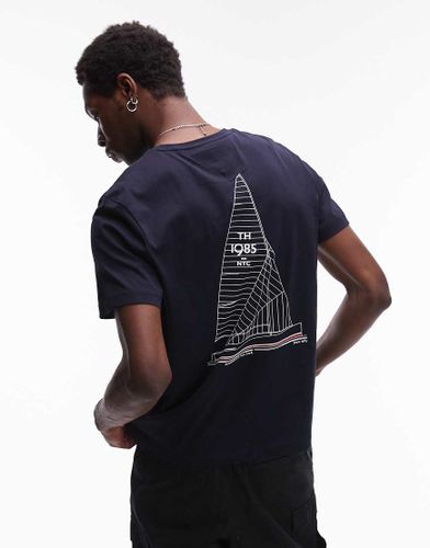 T-shirt  imprim voile dtour - Tommy Hilfiger - Modalova