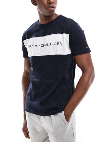 T-shirt confort avec rayures et logo - Tommy Hilfiger - Modalova