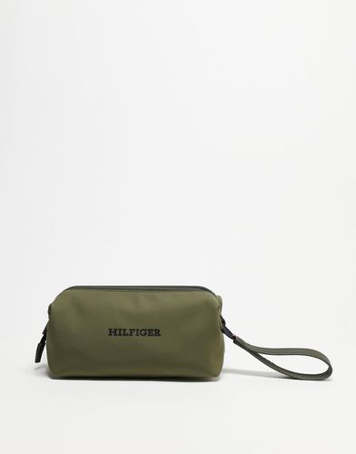 Trousse de toilette avec logo - olive - Tommy Hilfiger - Modalova