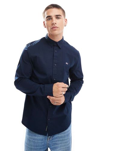 Chemise coupe classique en popeline - Tommy Jeans - Modalova