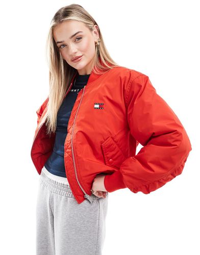 Tommy Jeans - Bomber - Rouge - Tommy Jeans - Modalova