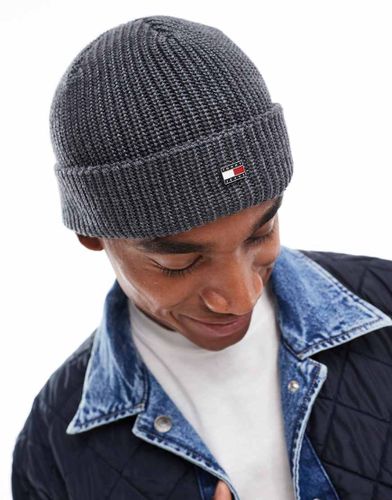 Bonnet côtelé avec logo - foncé - Tommy Jeans - Modalova