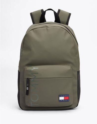 Essential - Sac à dos arrondi à logo - olive - Tommy Jeans - Modalova