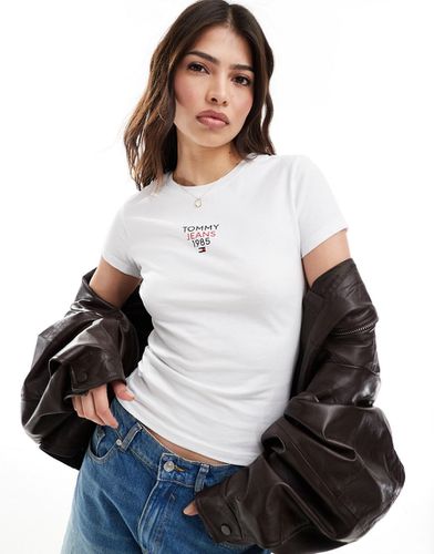 Essential - T-shirt cintré avec logo - Tommy Jeans - Modalova