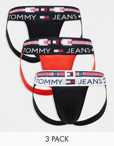 Tommy Jeans - Essentials - Lot de strings à fesses nues en coton - Tommy Hilfiger - Modalova