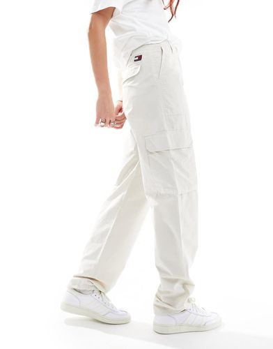 Harper - Pantalon cargo taille haute - Beige - Tommy Jeans - Modalova