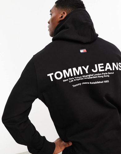 Sweat classique à capuche avec logo - Tommy Jeans - Modalova