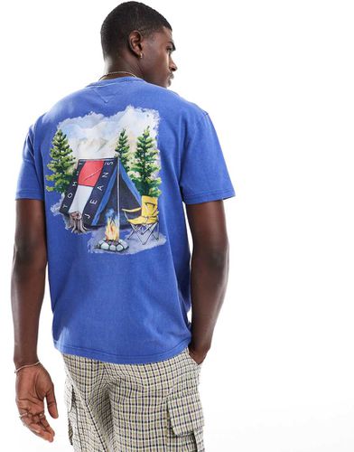 T-shirt avec imprimé camping au dos - Tommy Jeans - Modalova