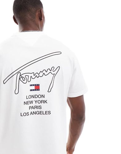 T-shirt avec imprimé villes au dos - Tommy Jeans - Modalova