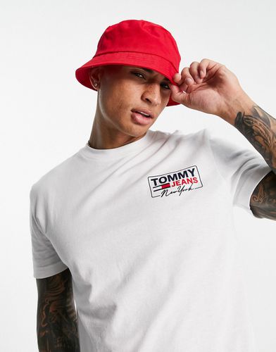 T-shirt avec logo NY manuscrit encadré au dos - Tommy Jeans - Modalova