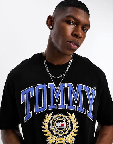T-shirt de skateur à logo style universitaire - Tommy Jeans - Modalova