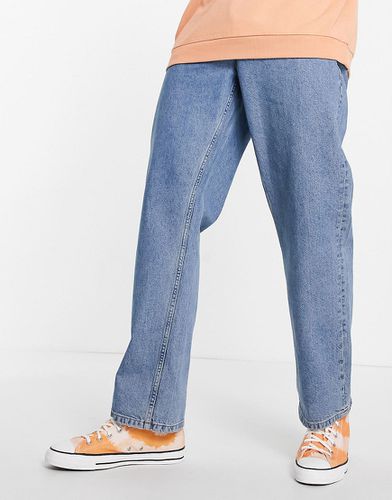 Jean baggy à délavage moyen - Topman - Modalova