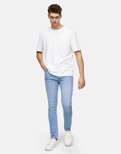 Jean skinny stretch - clair délavé - Topman - Modalova