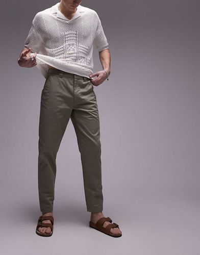 Pantalon fuselé - Sauge - Topman - Modalova