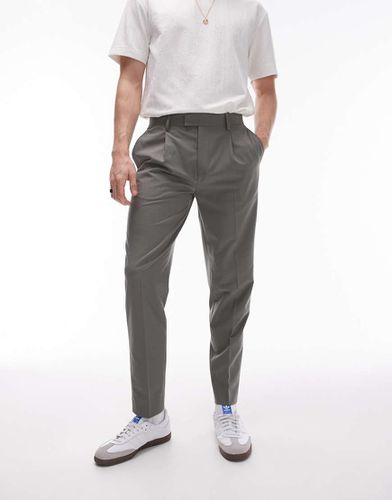 Pantalon fuselé - Sauge - Topman - Modalova